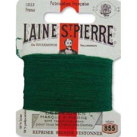 Fil à broder Laine Saint-Pierre 855 Feuille