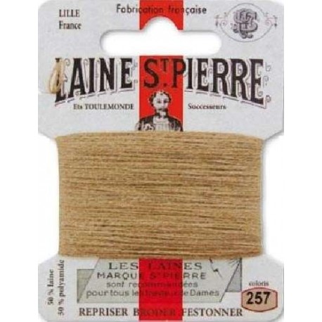 Fil à broder Laine Saint-Pierre 257 Beige clair