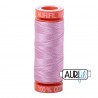 FIL COTON MAKO 50 AURIFIL 2515 Light Orchid - Petite bobine de 200 mètres