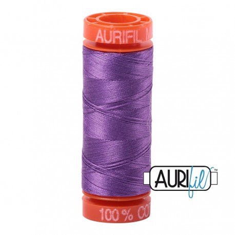 FIL COTON MAKO 50 AURIFIL 2540 Medium Lavender - Petite bobine de 200 mètres