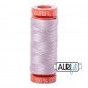 FIL COTON MAKO 50 AURIFIL 2564 Pale Lilac - Petite bobine de 200 mètres