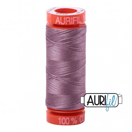 FIL COTON MAKO 50 AURIFIL 2566 Wisteria - Petite bobine de 200 mètres