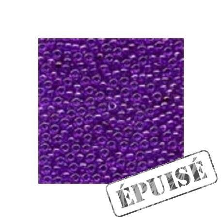 Perles Glass Seed 02086 Purple Electra