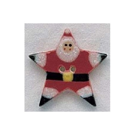 Bouton décoratif 86155 Star Santa