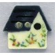 Bouton décoratif 86172 White Birdhouse