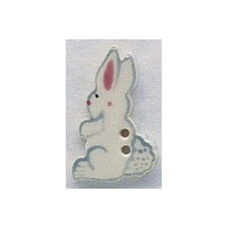 Bouton décoratif 86193 White Tall Rabbit Left