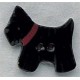 Bouton décoratif 86219 Black Scottie Left