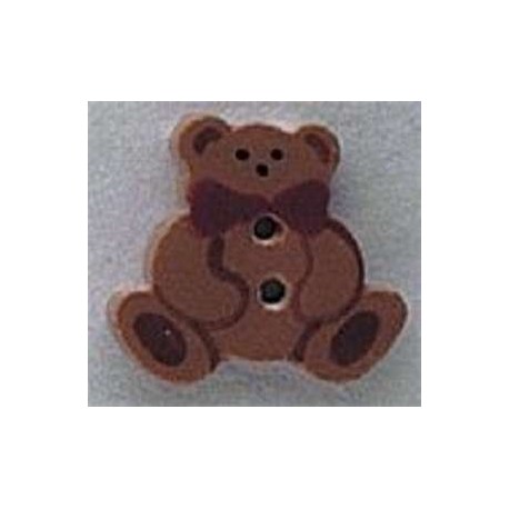 Bouton décoratif 86296 Small Teddybear with Bow Tie