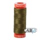 FIL COTON MAKO 50 AURIFIL 2887 Very Dark Olive - Petite bobine de 200 mètres