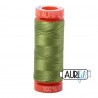 FIL COTON MAKO 50 AURIFIL 2888 Fern Green - Petite bobine de 200 mètres