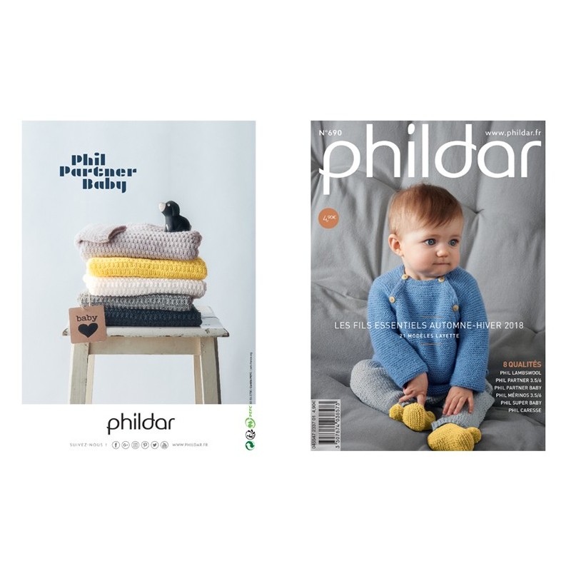 690 Tricot N° Hiver Catalogue PHILDAR Layette