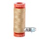 FIL COTON MAKO 50 AURIFIL 2915 Very Light Brass - Petite bobine de 200 mètres