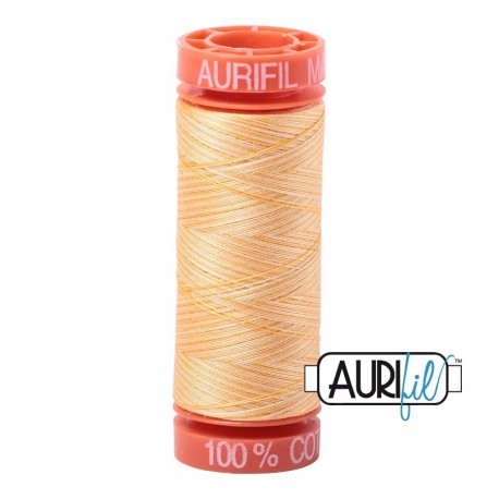 FIL COTON MAKO 50 AURIFIL 3920 Golden Glow - Petite bobine de 200 mètres