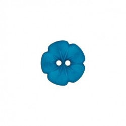 Bouton à coudre FLEUR Turquoise