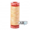 FIL COTON MAKO 50 AURIFIL 4658 Limoni di Monterosso - Petite bobine de 200 mètres