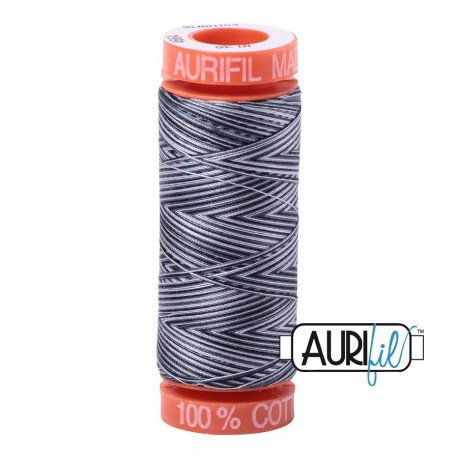 FIL COTON MAKO 50 AURIFIL 4664 Stonefields - Petite bobine de 200 mètres