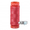 FIL COTON MAKO 50 AURIFIL 5002 Medium Red - Petite bobine de 200 mètres