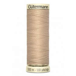 GÜTERMANN FIL POLYESTER POUR TOUT COUDRE N° 186 - Bobine 100m