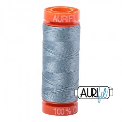 FIL COTON MAKO 50 AURIFIL 5008 Sugar Paper - Petite bobine de 200 mètres