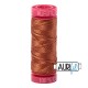 FIL COTON MAKO 12 AURIFIL 2155 Cinnamon - Petite bobine de 50 mètres