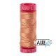 FIL COTON MAKO 12 AURIFIL 2210 Caramel - Petite bobine de 50 mètres