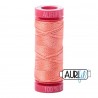 FIL COTON MAKO 12 AURIFIL 2220 Light Salmon - Petite bobine de 50 mètres