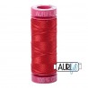 FIL COTON MAKO 12 AURIFIL 2270 Paprika - Petite bobine de 50 mètres