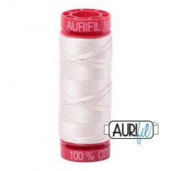 FIL COTON MAKO 12 AURIFIL 2311 Muslin - Petite bobine de 50 mètres