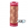 FIL COTON MAKO 12 AURIFIL 2330 Light Chestnut - Petite bobine de 50 mètres