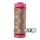 FIL COTON MAKO 12 AURIFIL 2370 Sandstone - Petite bobine de 50 mètres