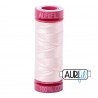 FIL COTON MAKO 12 AURIFIL 2405 Oyster - Petite bobine de 50 mètres