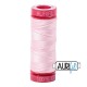 FIL COTON MAKO 12 AURIFIL 2410 Pale Pink - Petite bobine de 50 mètres