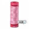 FIL COTON MAKO 12 AURIFIL 2430 Antique Rose - Petite bobine de 50 mètres