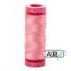 FIL COTON MAKO 12 AURIFIL 2435 Peachy Pink - Petite bobine de 50 mètres