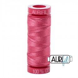 FIL COTON MAKO 12 AURIFIL 2440 Peony - Petite bobine de 50 mètres