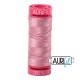 FIL COTON MAKO 12 AURIFIL 2445 Victorian Rose - Petite bobine de 50 mètres