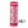 FIL COTON MAKO 12 AURIFIL 2445 Victorian Rose - Petite bobine de 50 mètres