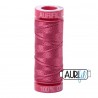 FIL COTON MAKO 12 AURIFIL 2455 Medium Carmine Red - Petite bobine de 50 mètres