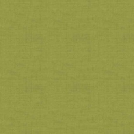 MAKOWER UK - Tissu Patchwork Faux Uni LINEN TEXTURE MOSS GREEN par The Henley Studio