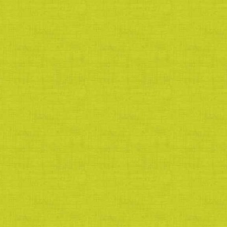 MAKOWER UK - Tissu Patchwork Faux Uni LINEN TEXTURE LIME par The Henley Studio