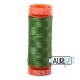 FIL COTON MAKO 50 AURIFIL 5018 Dark Grass Green - Petite bobine de 200 mètres