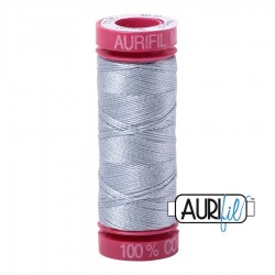 FIL COTON MAKO 12 AURIFIL 2612 Artic Sky - Petite bobine de 50 mètres