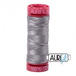 FIL COTON MAKO 12 AURIFIL 2625 Artic Ice - Petite bobine de 50 mètres