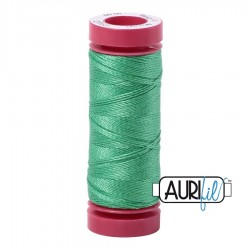 FIL COTON MAKO 12 AURIFIL 2860 Light Emerald - Petite bobine de 50 mètres