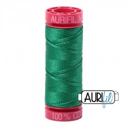 FIL COTON MAKO 12 AURIFIL 2870 Green - Petite bobine de 50 mètres