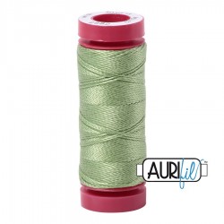 FIL COTON MAKO 12 AURIFIL 2882 Light Fern - Petite bobine de 50 mètres