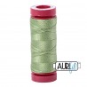 FIL COTON MAKO 12 AURIFIL 2882 Light Fern - Petite bobine de 50 mètres