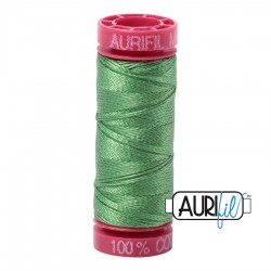 FIL COTON MAKO 12 AURIFIL 2884 Green Yellow - Petite bobine de 50 mètres