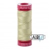 FIL COTON MAKO 12 AURIFIL 2886 Light Avocado - Petite bobine de 50 mètres