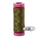 FIL COTON MAKO 12 AURIFIL 2887 Very Dark Olive - Petite bobine de 50 mètres